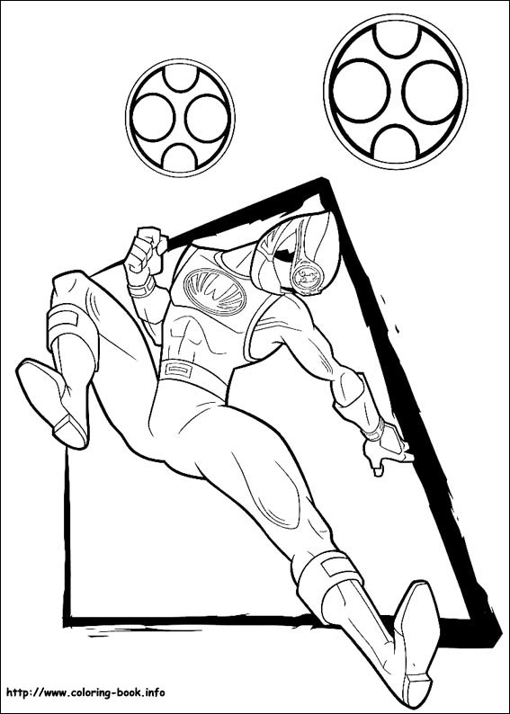 Power Rangers coloring picture